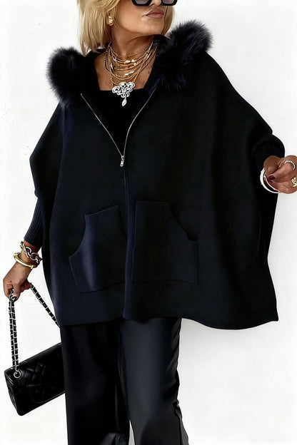 Cardigan Zippé à Capuche – Style Cocooning