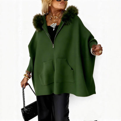 Cardigan Zippé à Capuche – Style Cocooning
