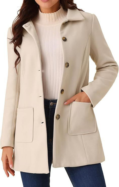 Manteau décontracté à double boutonnage