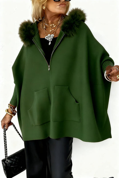 Cardigan Zippé à Capuche – Style Cocooning