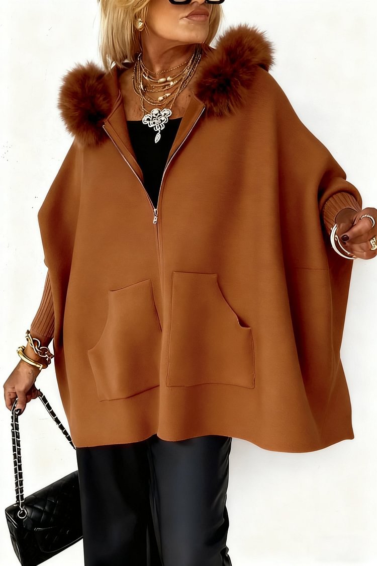 Cardigan Zippé à Capuche – Style Cocooning