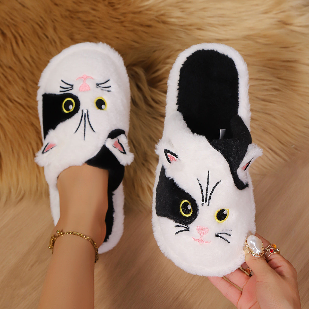 Chaussons Coton  –  Confort Hiver