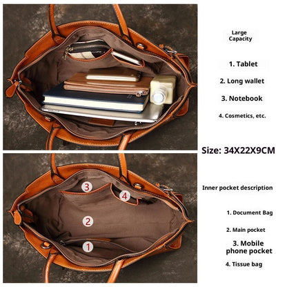 Sac bandoulière zippé en cuir