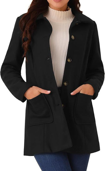 Manteau décontracté à double boutonnage