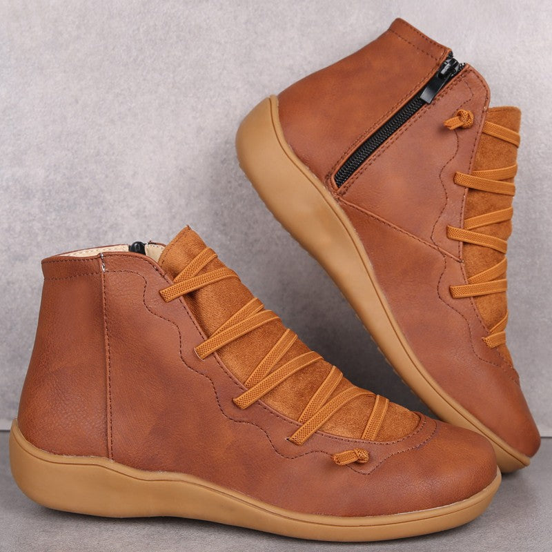 Bottines Courtes Femme – Style Décontracté
