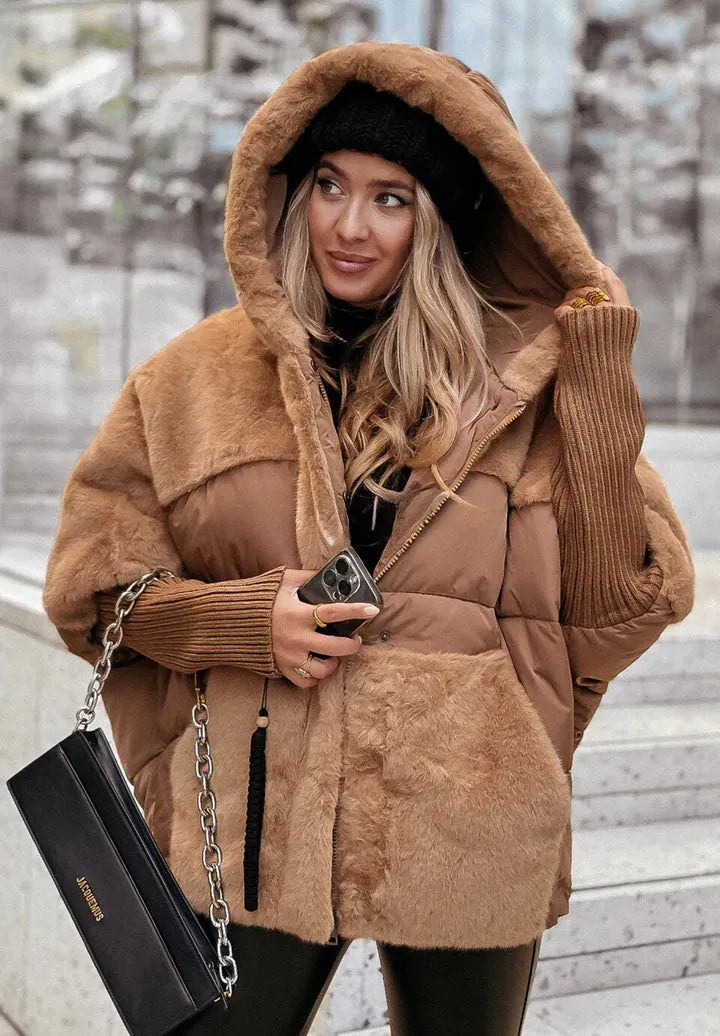 Manteau Douillet Chic à Capuche
